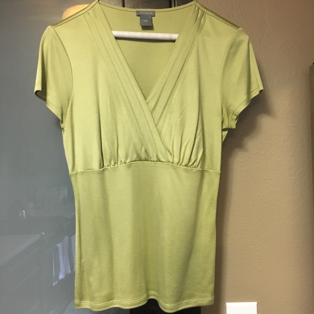 Ann Taylor silk blend blouse